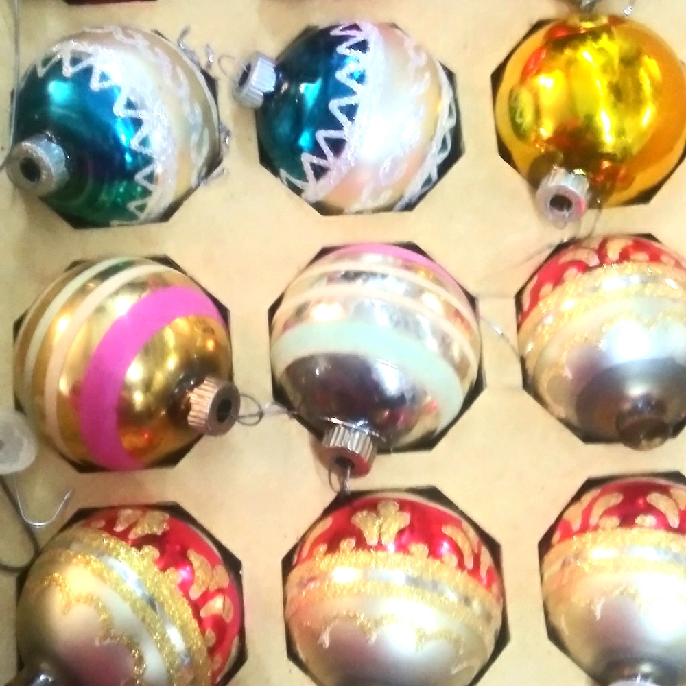 Rare Vintage Shiny Brite Ornaments